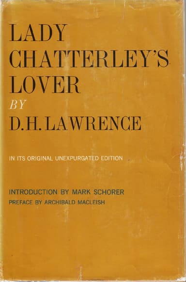 Lady Chatterley’s Lover